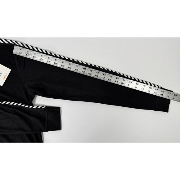 Helly Hansen HH Lifa Base Layer Top Womens Small Black Stripe Crew Long Sleeve - Picture 9 of 12